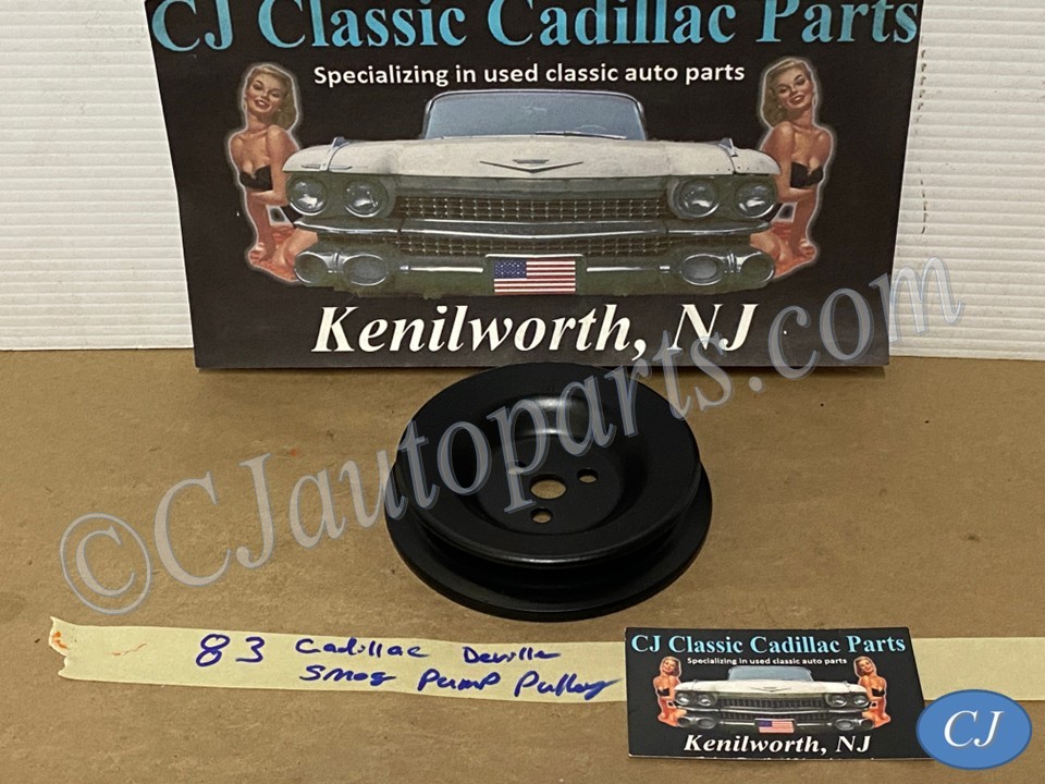 RESTORED 1982 1983 1984 1985 Cadillac Deville Eldorado Fleetwood Seville 4.1L 4100 Engine SECONDARY A.I.R. INJECTION SMOG PUMP PULLEY #1625338